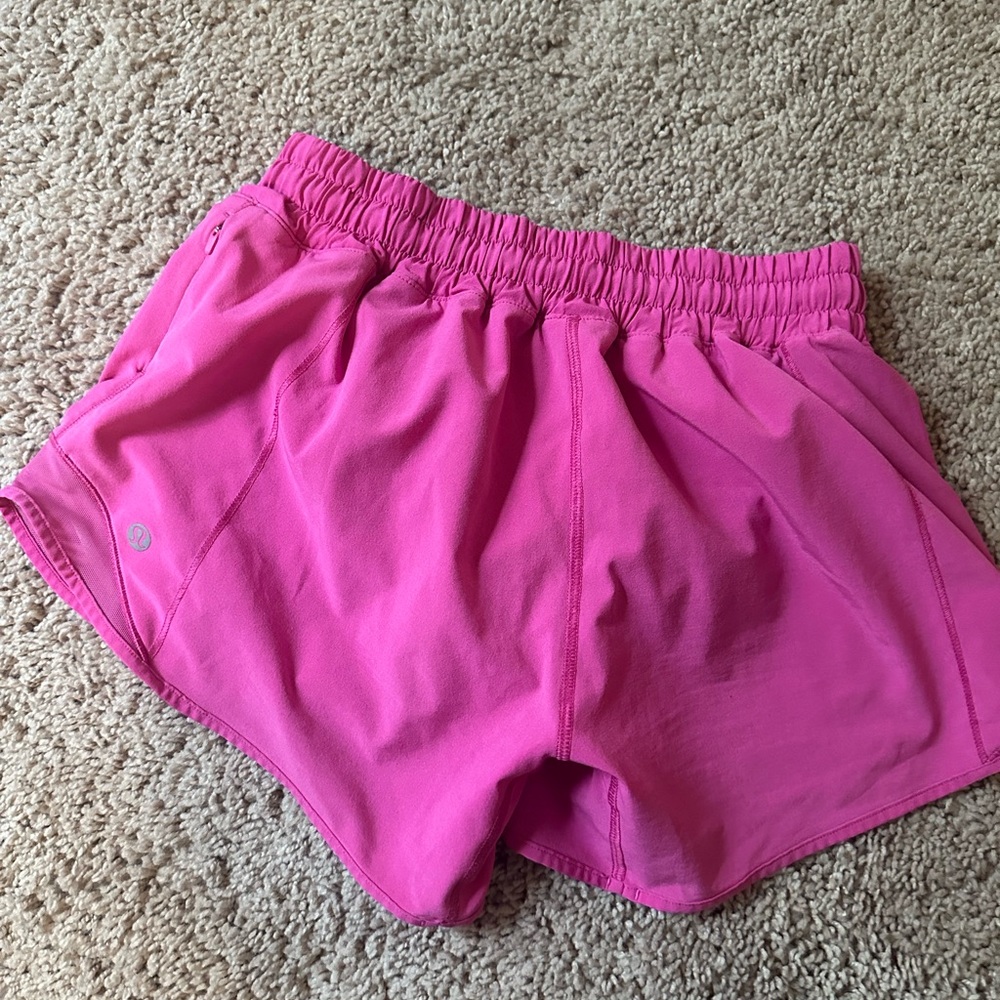 Lululemon Women's Pink Athletic Shorts size 4 tall
